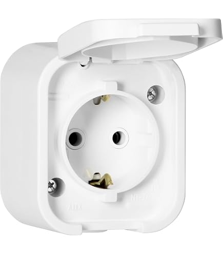 Presa 10A Schuko WI-FI da esterno IP55 controllabile con APP V-TAC SMART VT-5000