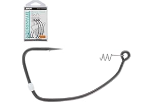 BKK Titan Worm Hook 9006 HI Carbon Steel