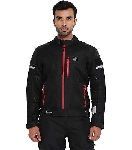 Suzuki KUSHITANI Textile Motorcycle Riding Jacket w/CE Protection