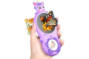 Microscopio digitale portatile per bambini, schermo da 2 pollici, ricaricabile, mini lente d'ingrandimento tascabile, USCAMEL Educational Science, miniscopio ottico (viola)