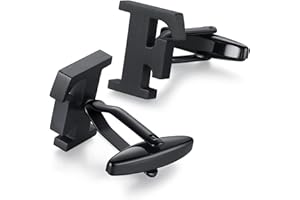 HONEY BEAR Bouton De Manchette La Lettre Alphabet Homme Chemise Poignet Col En Cadeaux de Mariage d'affaires