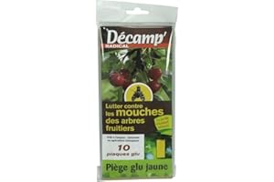 DECAMP DECAM RADICAL 10309 - Piège à Glu Mouche d'Arbre Fruitier - 10 Pièces
