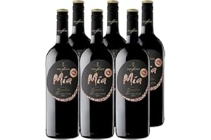 ‎FREIXENET Freixenet Mia Tinto Rotwein halbtrocken (6 x 1 l) – Spanischer Rotwein mit fruchtigen Aromen von Beeren & Kirschen – Vollmundig & geschmeidig – Ideal zu Tapas, Pasta & Käse