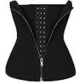HTTDSLF Waist Trainer Corset, Womens Underbust Corset, Adjustable Hook & Eye Closure Tummy Tucker for Women Black