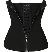 Corsetto Modellante Vita Donna A Tripla Sezione – Cintura Addominale Post-Parto E Per Allenamento (Nero, M [Vita 76-82 Cm])