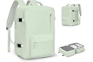 SZLX Mochila Viaje Cabina Avion 40x20x25 Mujer Ryanair Maleta Mochila 45x36x20cm Easyjet Equipaje de Mano tamaño Mochila Expandible Hombre Travel Backpack Mochila para Portatil Impermeable con USB