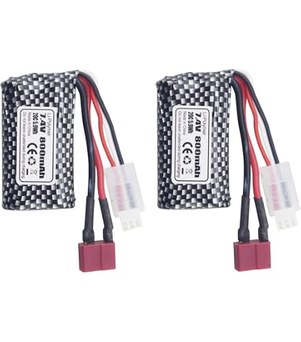 Be In Your Mind 2pcs 3.7V Li-po Batterie Câble de Chargeur USB Prise Femelle JST pour RC Drone Quadcopter Batterie Compatible avec Syma S39 S32 S032 S032G S029G S027G