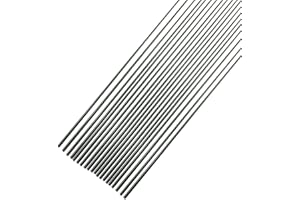 GOONSDS Varilla Sólida De Fibra De Vidrio Barra De Plástico De Ingeniería FRP Negra 20 Piezas Long500mm / 19.68Inch,Diameter 4mm