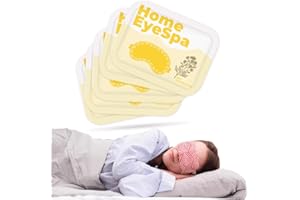 IEA Medical Home Eye Spa - Manzanilla - Pack de 5 mascarillas oculares relajantes | Mascarilla ocular para relajación | Almohadillas calientes para los ojos | Relajación para los ojos