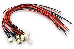 VUNIVERSUM 5 Paar Micro JST 1.0 SH 2Pin Male Female Stecker Buchse 1.0mm Kupplung inkl. 15cm 28AWG PVC Kabel (1.0 SH 2Pin)