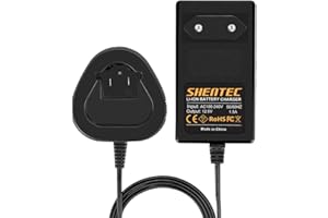 Shentec Cargador de Batería Compatible con Batería de Iones de Litio Dremel 12V 8200 8220 8300 B812-02 B812-01 (NO para batería Ni-MH/NI-CD)