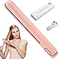 Ubitree 2 In 1 Mini Hair Straightener, Both Straight and Curly Hair Dual-Purpose Hair Curler, USB Powered Compact and Convenient Suitable for Dormitory, Apartment, Travel(Cannot Store Electricity)