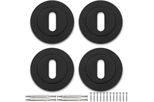 Bwintech 2 Pares 52MM Negro Mate Bocallave Bocallave Cubierta