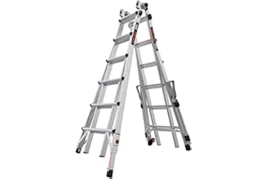 Little Giant Ladder Systems Escalera Épica Plegable Profesional, 26 Pies, Aluminio
