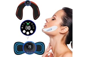 ERYSIN EMS Bauchmuskeltrainer Po Trainer, Nackenmassagegerät Gesichtsmassagegerät Gegen Falten Massagegerät Nacken Schulter EMS Trainingsgerät Ganzkörper Elektrostimulationsgerät für Hautstraffung Lifting