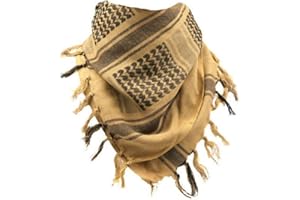 COLOURLINX Soft Cotton Shemagh Scarf Arab Sun Hat Combat Desert Keffiyeh SAS Army Tactical Military Desert Head Neck Wrap mask