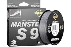 Seaknight Trenzado de Pescar W8 II Trenzado de 8 Hilos 150m/300m/500m Hilo Trenzado de multifilamentos para Pesca en mar 15-100LB