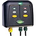Blagdon 1040204 Powersafe Garden & Pond Safe Weatherproof Electrical Switch Box, 2 Outlet, Black