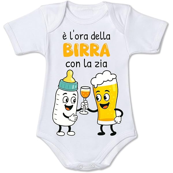 Fupies Bavaglino Neonato Personalizzato 'Io Sono Bella Ma Devi Vedere Mio Zio' - Made In Italy - 2