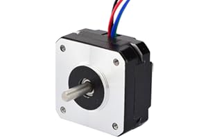 STEPPERONLINE Nema 17 Bipolar moteur pas à pas 0,9deg 1,2 A 11Ncm 42 x 42 x 20 mm 4 fils pour imprimante 3D