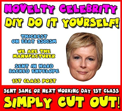 DIY - Do It Yourself Face Mask - Jenifer Saunders Celebrity Face Mask