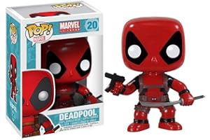 Funko Marvel POP! Vinyl Deadpool z bronią i mieczem, kolekcjonerska figurka winylowa, pomysł na prezent, oficjalny produkt, zabawki dla dzieci i dorosłych, fanów komiksów, figurka dla kolekcjonerów i