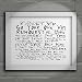 Produktbild `Noir Paranoiac` Art Print - FLEETWOOD MAC - Rumours - Signed & Numbered Limited Edition Typography Unframed 25 x 20 cm (10 x 8 inch) Album Wall Art Print - Song Lyrics Mini Poster