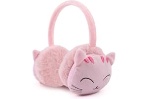 XIAOHAWANG Ragazze Inverno Paraorecchie Ragazzo Caldo Lungo Peluche Orecchie Scaldaorecchie Pieghevole Bambini Donne 3-8 anni