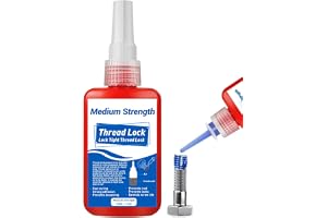 skruvsäkring, 50 ml skruvsäkring, medelfast, locktight för muttrar och bultar, förhindrar lossning och läckning, stabil, rost