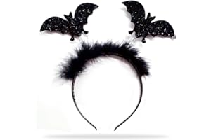 Mizijia Serre-tête de chauve-souris d'Halloween, Noir chauve-souris bandeau, Convient pour les farces, Halloween, Le carnaval, Le déguisement en costume