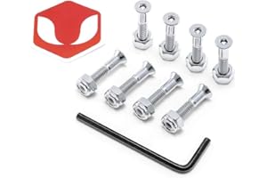 VENOM SKATEBOARDS Venom 1" - Allen Key Anodised Skateboard Deck Bolts/Screws/Hardware