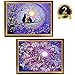 Produktbild 2 Stück DIY 5D Diamant Malerei Kits, Full Diamond Animal Kunstharz Set, Kristalle Strass Stickerei Arts Craft für Home Wand-Dekor, 30 x 39,9 cm Katzendesign