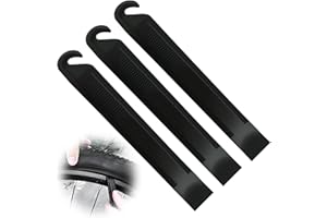 wilcractk Palancas Neumatico Bicicleta Plástico, 3 Piezas Desmontables Neumaticos Desmontables Palancas, Herramienta Profesional de Reparación de Cambiadores de Montaña y Bicicletas (Negro)