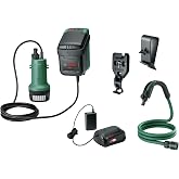 Bosch Home and Garden GardenPump 18V-2000 Ak&uuml;l&uuml; Bah&ccedil;e Pompası | 1 x ak&uuml;, 18 Volt sistemi, kartonda