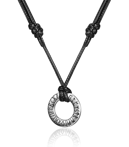 Collana Con Ciondolo Di Cristallo Runico Vichingo Elfo - Foto 3