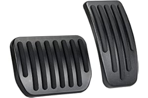 XPOOP 2 Stück Pedalabdeckungen Bremse Pedalkappen Gaspedal Geeignet für Tesla Model 3 und Model Y 2022 2021-2017, Metall Gummi Kraftstoff Bremse Fuß Auto Antirutsch Gaspedalabdeckung