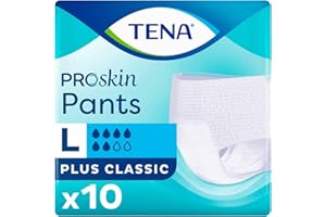 Tena Pants Plus Classic - Large - Pack of 10 (Incontinence Pants)