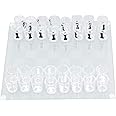 Luqeeg Drinking Chess Set with Shot Glass Pieces - Make Chess Fun, Applicable for Game Nights, Parties, and Travel, Material