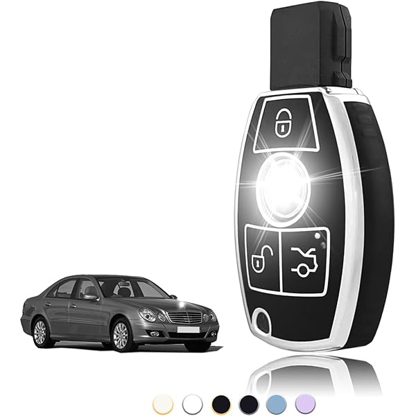 Acquista Custodia Smart Key per auto in fibra di carbonio TPU per Mercedes Benz W205 W212 X166 W176 W211 W204 W222 W463 CLA GLC GLK Holder in Italia a partire da 21