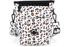 COOWONE Dog Training Treat Pouch, Treat Bag for Dogs, Treat Bag with Poop Bag Holder, Waist Bag for Dogs, Puppy Bag for Walks, Training, Hands-Free Treat Bags