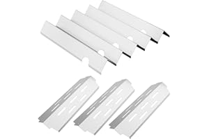 Yinnhom Barre aromatizzanti in Acciaio Inossidabile, Barre aromatizzanti di Alta qualità per Weber Genesis II Serie 300, ricambi per Barbecue, Accessori per Scudo Termico del distributore di Fiamma