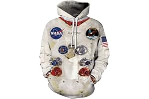 PADOLA Herren Kapuzenpullover 3D Druck Hoodie mit Taschen Langarm Halloween Weihnachten Sweatshirt Casual Streetwear Christmas Xmas Geschenke