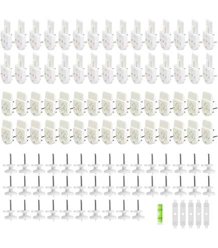 Cabilock Lot De 50 Crochets Invisibles Pour Mur - Clous