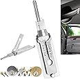 2 in 1 Lock Pick and Decoder, Stainless Steel Master Key Decoder, Car Key Reader, Professional Locksmith Tool