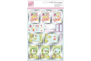 Anita's A4 Butterfly Meadow Decoupage Sheet, Accessories Supplies For Craft, Paper Craft, Scrapbooking, Card Making, Origami, Ideal for Adult Craft, Adds Textured Pattern To Craft Projects