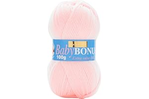 Hayfield Bonus DK Double Knitting, Baby Pink (851), 100g by Sirdar