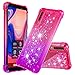 Produktbild Tosim Galaxy A7 2018 Glitzer Silikon Hülle, Weich Schutzhülle Antirutsch Stoßfest TPU Bumper Case Cover Kompatibel mit Samsung Galaxy A7 2018/A750FN - TOYBO480069#1