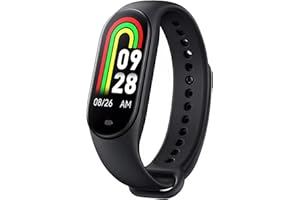 ELLENNE OROLOGIO BAND SMART M8 8 FREQUENZA CARDIACA OSSIGENAZIONE STRESS IMPERMEABILE IP67 SONNO RICARICA MAGNETICA (Nero)