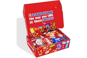 American Uncle Snack box - Idea Regalo san valentino per lui o per lei, fidanzato o fidanzata, regalo anniversario - box snack americani e internazionali da 20 prodotti