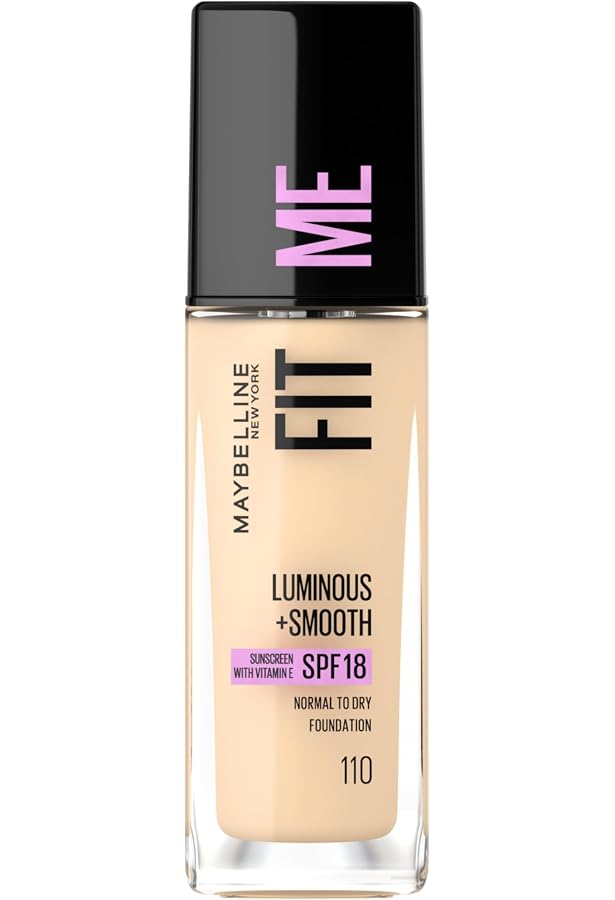 Maybelline Fit Me Matte + Poreless Make-Up Nr. 115 Ivory – 2x 30ml, Mattierend, Für Alle Hauttypen